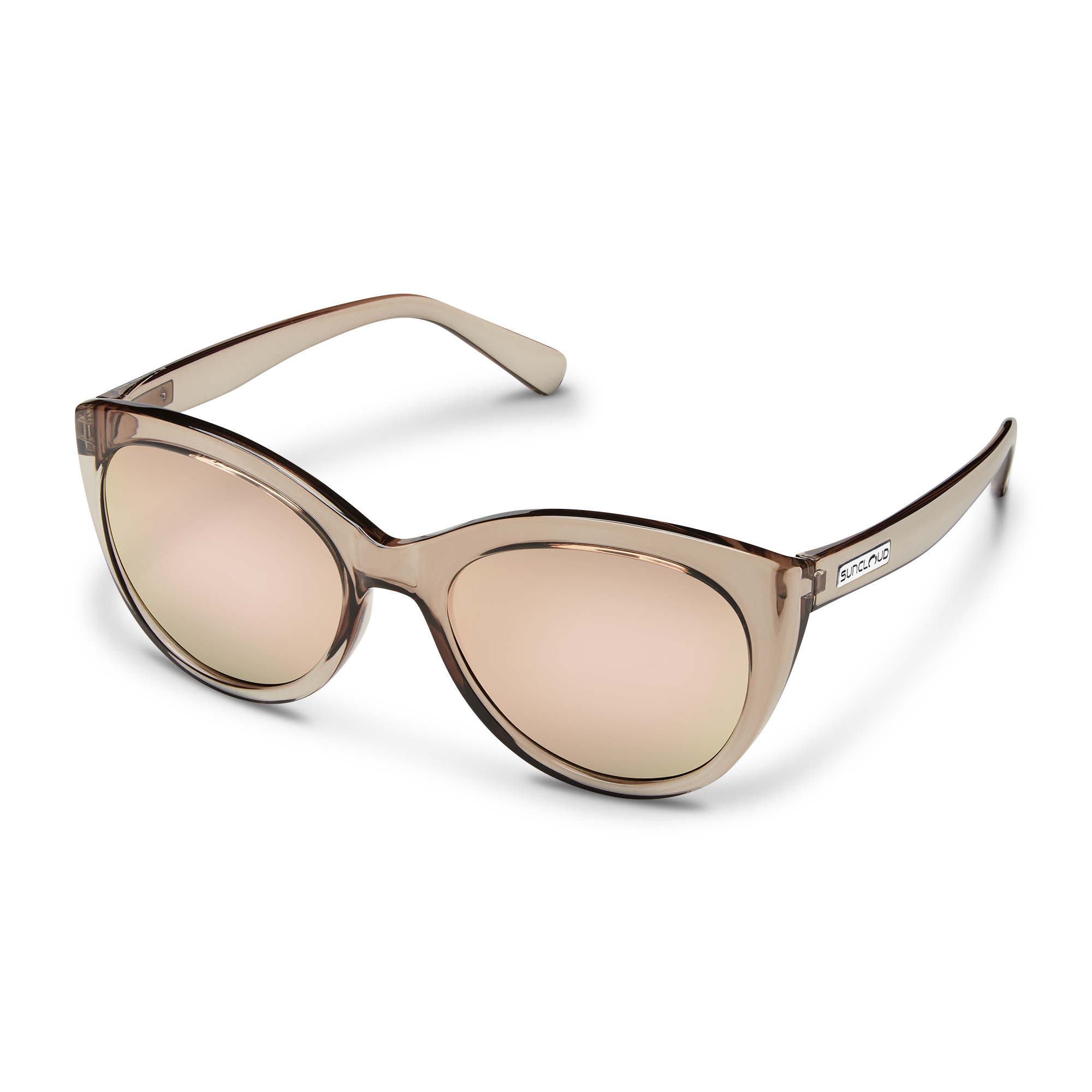 Polarized Pink Gold Mirror / Transparent Taupe